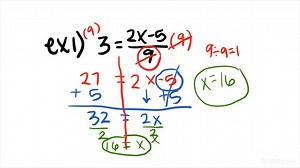 How to Solve Multi-Step Equations in Fractional Form | Algebra | Study.com