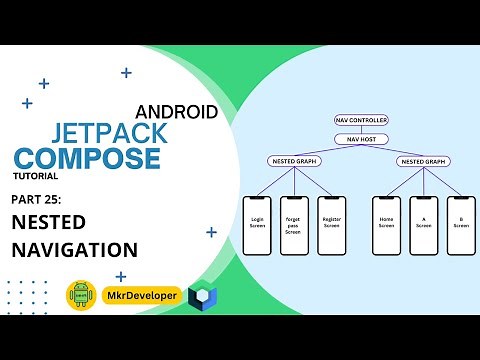 25 - Nested NAVIGATION - Android Jetpack Compose