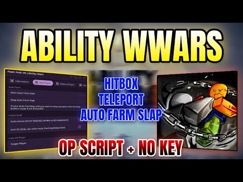 *NEW WORKING* Ability Wars Script (AUTO FARM SLAP, HITBOX, TELEPORT & MORE) 2025