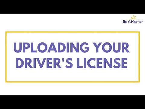 Uploading Your Driver's License