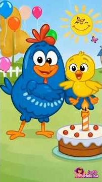 PARABÉNS DA GALINHA PINTADINHA E PINTINHO AMARELINHO MÚSICA INFANTIL #shorts #galinhapintadinha