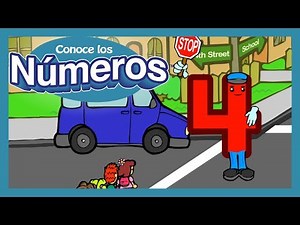 Conoce los Números "4" | Meet the Numbers "4" (Spanish Version)