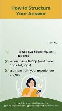 🚀 Full Stack Interview Series – Q8 | SQL vs NoSQL Explained