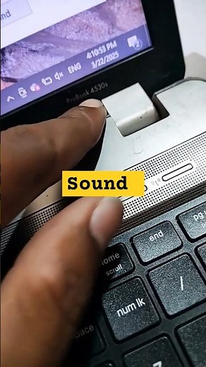 HP ProBook 4530s Series Laptop Sound Audio Not Working Problem#macnitesh#keyboardtricks#2025short