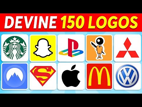 Devine le LOGO en 3 SECONDES | 150 Logos Quiz