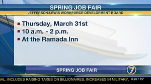 1,800 openings available at spring job fair