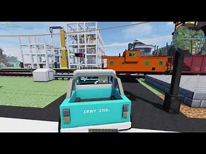 Minecraft Railroad Crossing