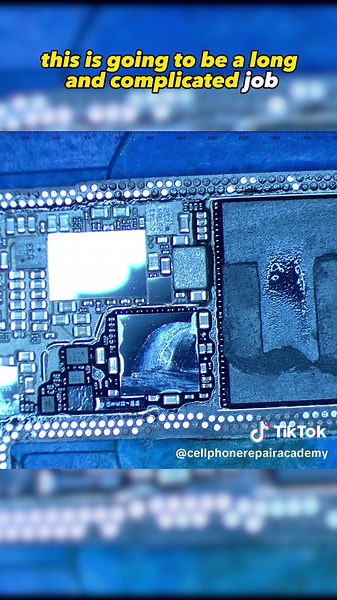 In this TikTok video, we'll show you how to repair an iPhone Mini 12 with no signal WiFi or Bluetooth after impact damage, including microsoldering and motherboard repair. If you're looking to tackle a more advanced repair, this video is for you! Our easy-to-follow steps and tips will guide you through the process. Don't let a damaged iPhone Mini 12 ruin your day - watch this video and learn how to restore its signal! This video is brought to you by Cell Phone Repair Academy, your go-to resource