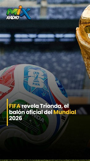 Mix 89.9 Medellín on Instagram: "⚽️FIFA y Adidas revelan Trionda, el balón oficial del Mundial 2026🇲🇽🇨🇦🇺🇸 El balón fusiona los colores rojo, verde y azul (países sede) con un chip sensorizado interno para asistencia en decisiones arbitrales. ‼️"