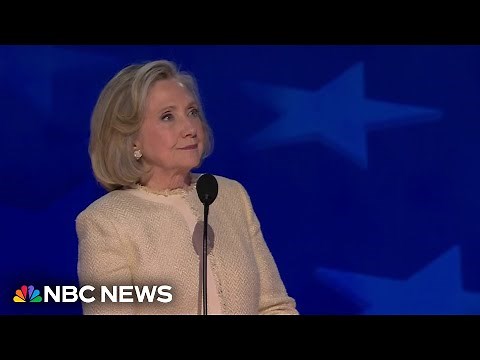 Watch Hillary Clinton's full address to the 2024 Democratic National Convention