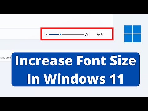 How to Increase or Decrease Font Size in Windows 11 | Change text size in Windows 11