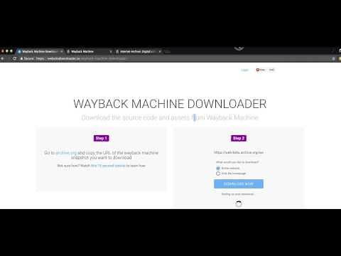 Wayback Machine Downloader Tutorial