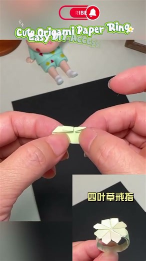 Cute Origami Paper Ring – Easy DIY Accessory!