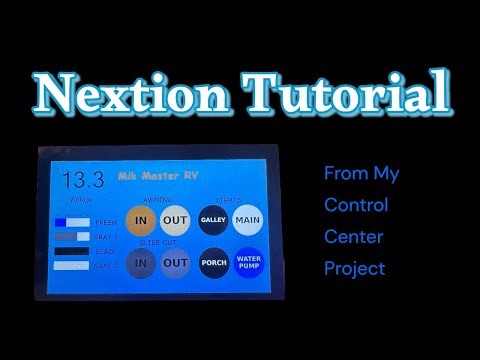 How I used Nextion with my control center project