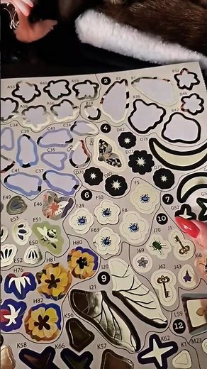 Completed page! 🦊 sticker by number #books #colors #sticker #craft #daily #fyp