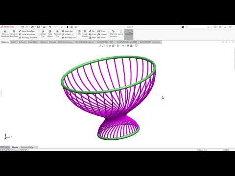 Fruit Basket | SolidWorks 3D Modeling Episode 141 | 3D CAD Tutorial