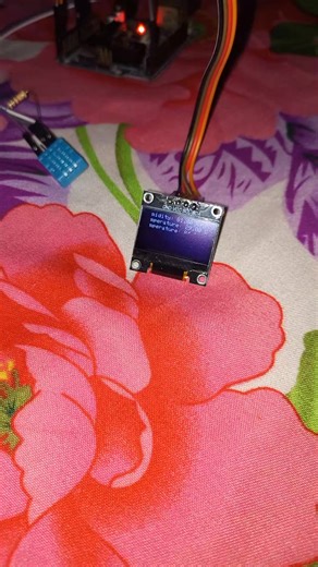 Arduino uno display Temperature and Humidity in OLED display simply project | Nwafor C Martins