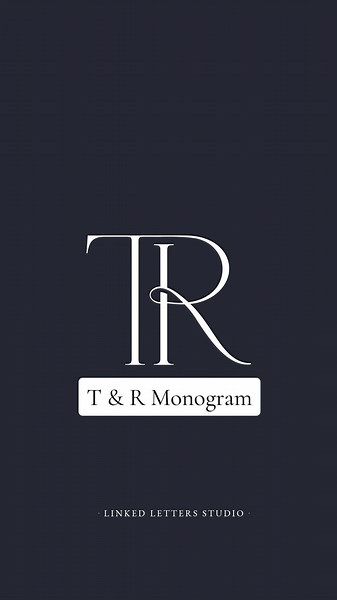 Create Stunning TR Wedding Monogram Designs