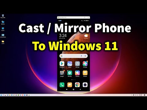 How to Cast/mirror Android Mobile Phone Screen to Windows 11 PC laptop by USB (without Any Software)