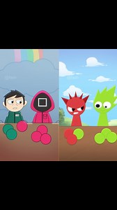 Color Change Sprunki and Squid Game (FASH Animation) | Skinny Pale