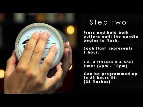 How to Set Candle Impressions and Mirage Programmable Timers