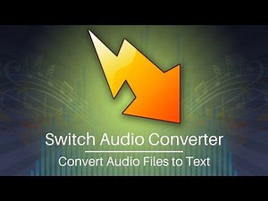 How to Convert Audio into Text | Switch Audio Converter