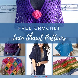 30  Free Crochet Lace Shawl Patterns