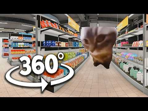 360° CHIPI CHIPI CHAPA CHAPA CAT - Supermarket | 4K VR 360 Video