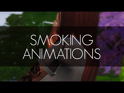 SMOKING ANIMATION PACK (UPDATE 0.2) | Sims 4 Animation (Download)