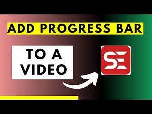 How to Permanently Add a Progress Bar and Burn Subtitles to Video Using Subtitle Edit
