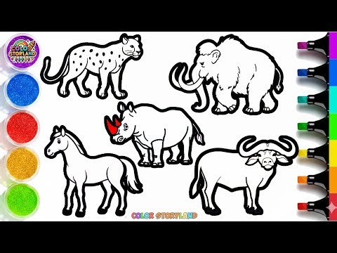 How To Draw a AMAZING Mammoth and Snow Leopard | Easy Step By Step Tutorial #8