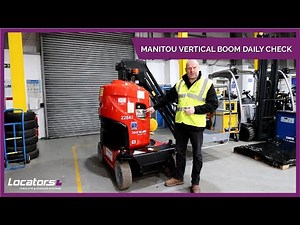 Manitou Vertical Boom Daily Check Guide | Locators Ltd Forklift & Storage Systems