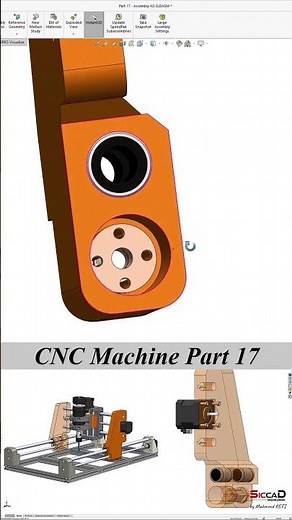 Solidworks Tutorial - CNC Machine Part 17 - Assembly