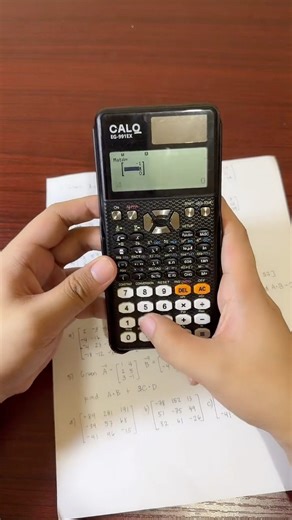 Calculator 101 for Operations on Matrices #fblifestyle | Enginerdmath