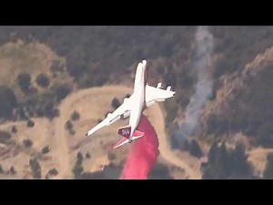 Worlds Largest Firefighting Aircraft - The Global Super Tanker- Boeing 747