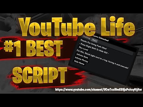 YouTube Life Script 2022 Hack GUI | New Auto Farm | Roblox