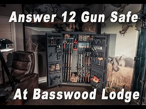 SecureIt Answer 12 Gun Safe - Presentation of new safe to Basswood Lodge