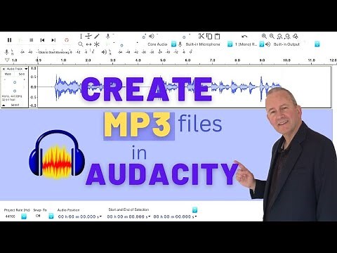 How to CREATE MP3 Files Using AUDACITY