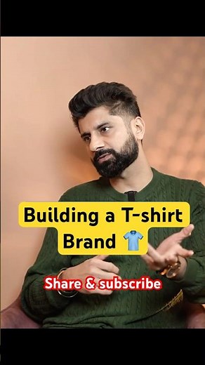 How to start a Tshirt business. How to build a clothing brand. #podcastclips #tshirtdesign #startup