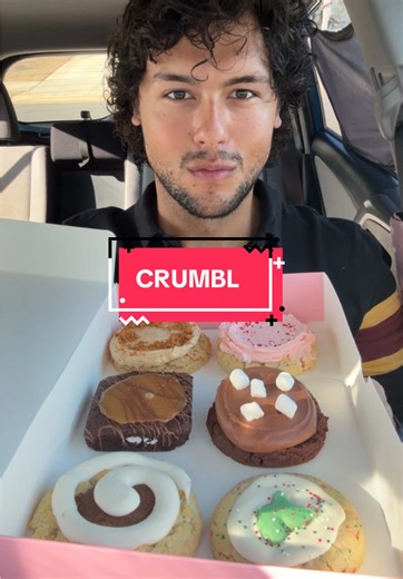 CHRISTMAS CRUMBL HAS ARRIVED!! HAVE YOU BEEN NAUGHTY OR NICE?!!! #crumbl #cookies #mukbang #foodtok #fyp