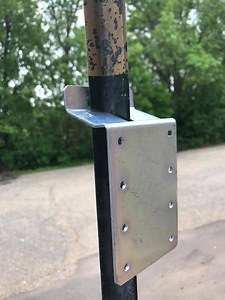 ShootSteel.Com T-post mounting bracket, inexpensive mounting solutions for steel targets and paper targets! $4.97! | ShootSteel.com