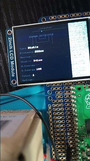 MM wave radar human presence detector works, with ranging.