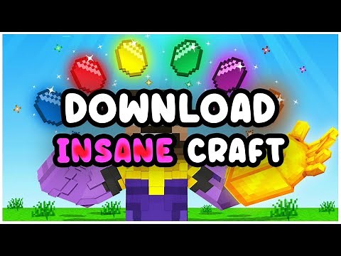 How to Download and Play INSANE CRAFT in Minecraft!