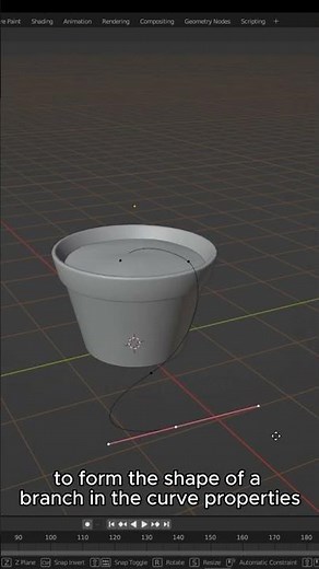 Create a Flower Pot in Blender in 2 Minutes!