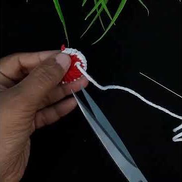 Hand Embroidery Amazing Trick - Easy Woolen Flower Making Ideas with Pencil 💕