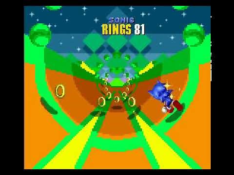Special Stages in Sonic the Hedgehog 2 (Sega Genesis)