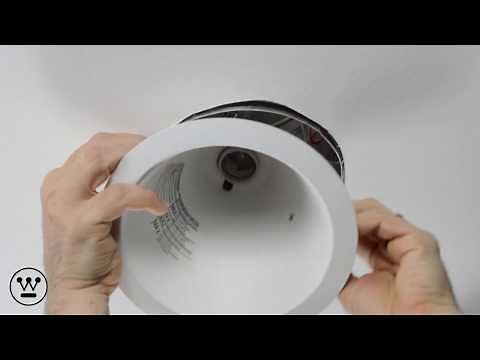 Overview Installation of a Round Recessed LED Downlight Unit