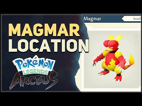Magmar Location Pokemon Legends Arceus