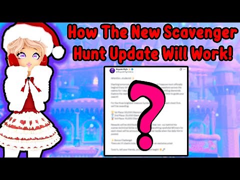How The New Scavenger Hunt Update This Friday Will Work Confirmed Details Royale High