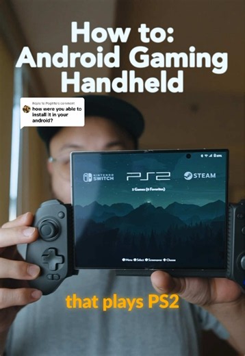 Replying to @Pogilito Here’s how I turned my Android into a gaming handheld 🎮 This isn’t meant to be a complete tutorial since the exact setup can vary depending on your phone, game, emulator and settings. Think of this as a starting guide so you know what to look up. 1. ORGANIZE YOUR GAMES FIRST 📁 Open your phone’s file manager (My Files on Samsung) → Internal Storage → create a folder called Gaming. Inside it, make separate folders for each platform: Gaming → PS2 Gaming → GBA Gaming → GBC Ga